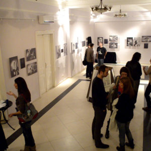 Opening of a photo exhibition